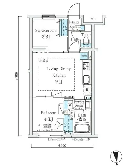 ラクラス中野南台 111