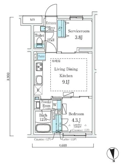 ラクラス中野南台 212