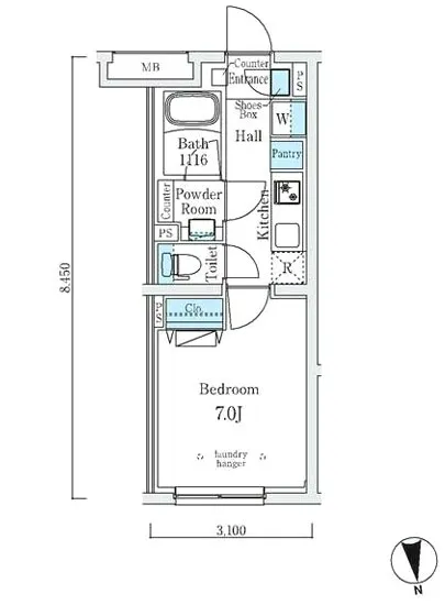 コスモグラシア中野南台 107