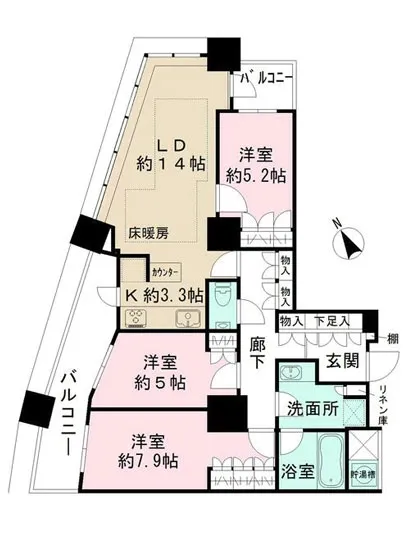 ザ・パークハウス西新宿タワー60 704