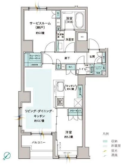 ウィルローズ築地 9F