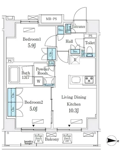 リビオメゾン両国イースト 1002