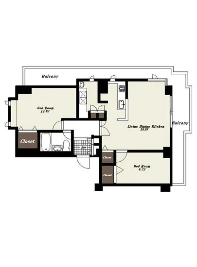 池田山Kay&Kayウエスト 3F