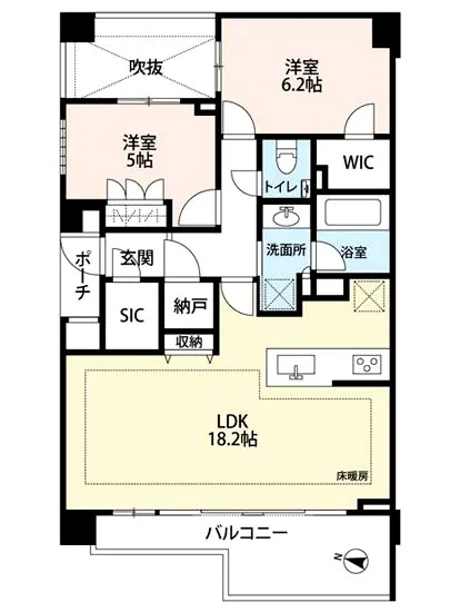 ピアース三軒茶屋レジデンス 2F