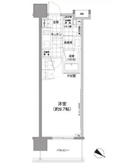 パークハビオ渋谷神山町 602