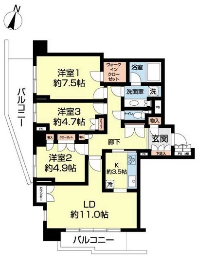 パークハウス楠郷臺 7F