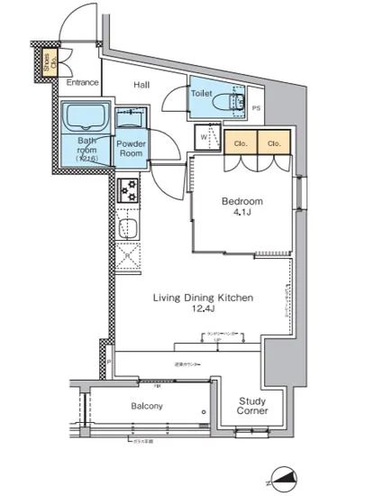 プラウドフラット西早稲田 307