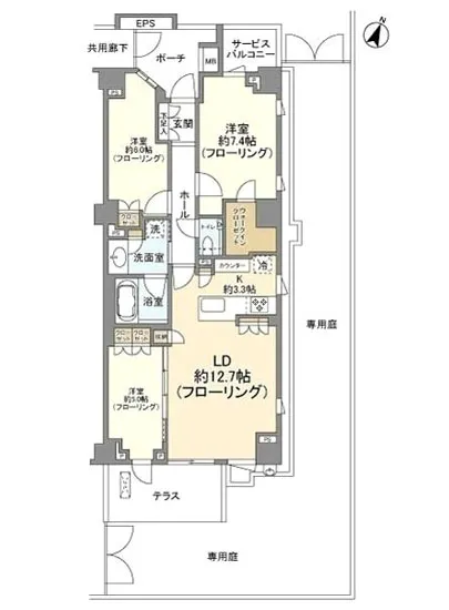 ブランズ牛込神楽坂 105