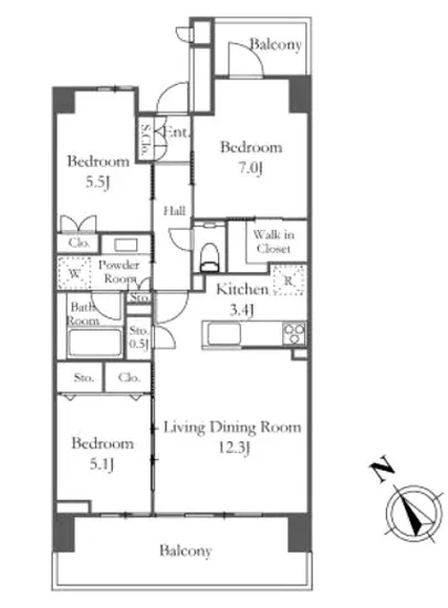 プラウド清澄白河リバーサイド 12F