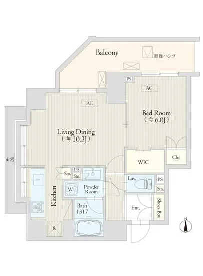 ケヤキテラス恵比寿南 404