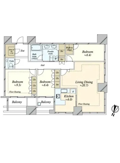 三番町パークテラス桜苑 7F