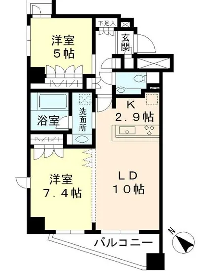 デュオフラッツ赤坂 601