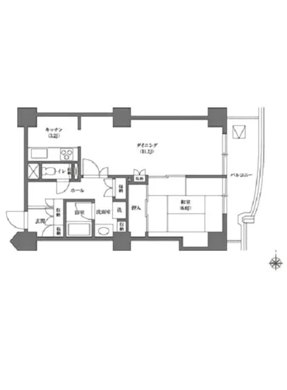 文京グリーンコートビュータワー本駒込 B-2003