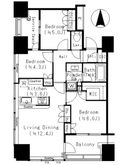 パークタワー錦糸町 304