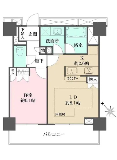 ファミール月島グランスイートタワー 1003
