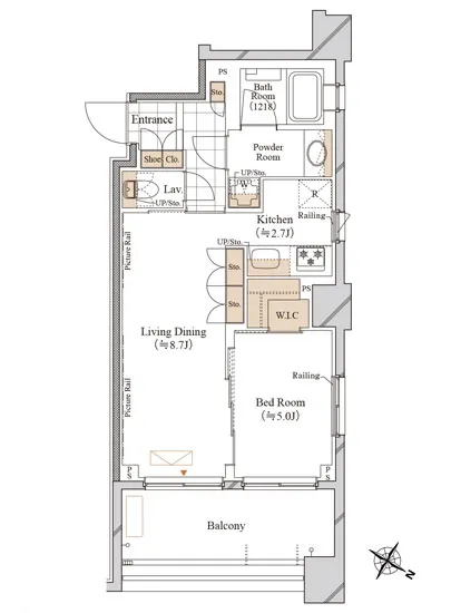 ブランシエスタ森下 801