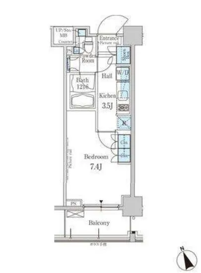 パークアクシス芝浦 803