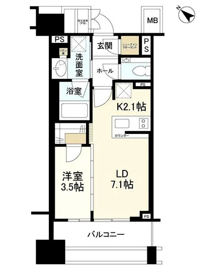 ドレッセ都立大学 4F