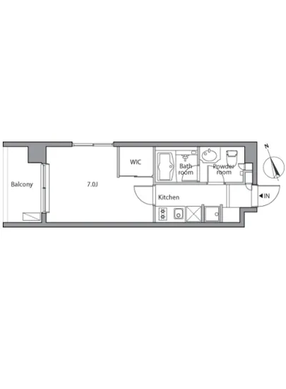 レジディア祐天寺 402