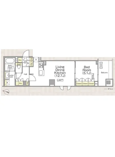 ボヌール日本橋浜町 807