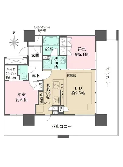 ザ・パークハウス中野タワー 308