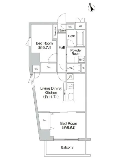 プライムアーバン町屋サウスコート 1003
