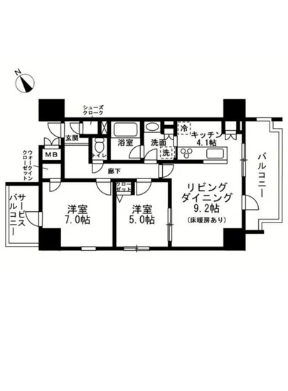 レジディア町屋 1401