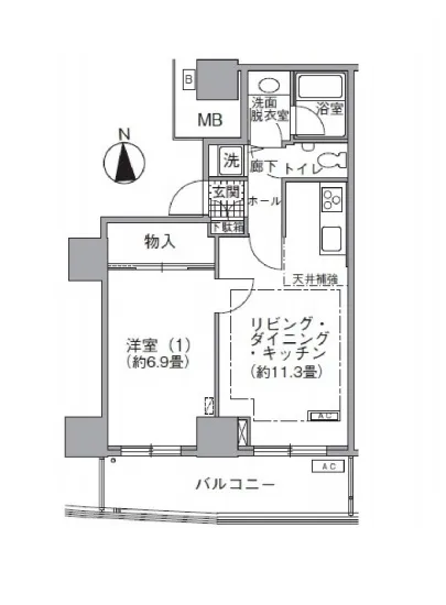 アクティ汐留 3809