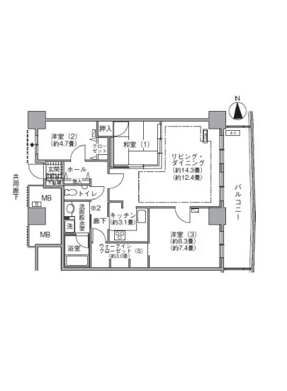 アクティ汐留 3613