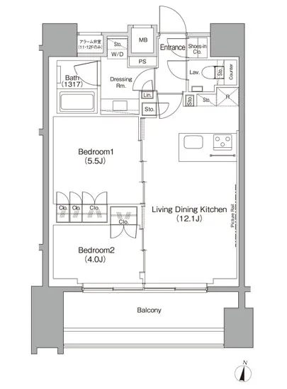 ザ・パークハビオ代々木初台 902