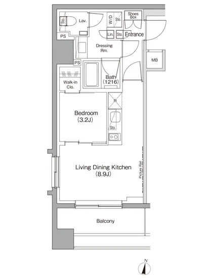 ザ・パークハビオ代々木初台 405