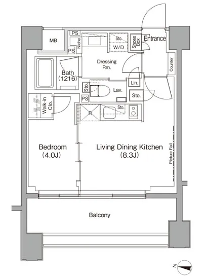 ザ・パークハビオ代々木初台 1006
