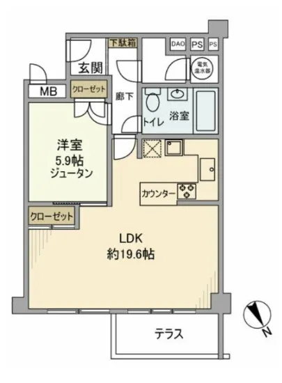 ロイヤル元麻布ガーデン 1F