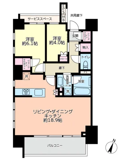 パークホームズ日本橋浜町ザテラス 8F