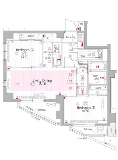 ガーラ・ヒルズ不動前 5F