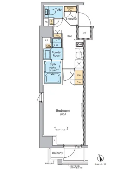 プラウドフラット清澄白河2 301