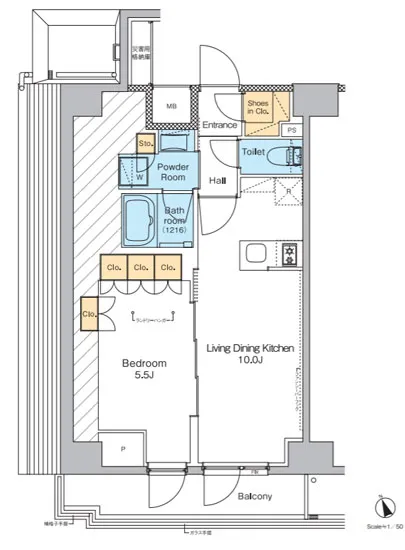 プラウドフラット清澄白河2 501
