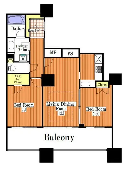 ザ・タワーグランディア 7F