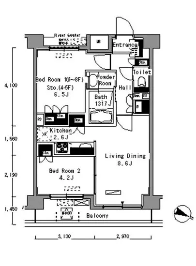 パークアクシス東十条 806