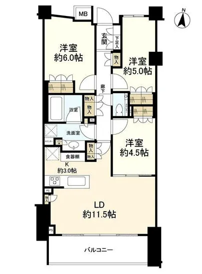 ブランズ弦巻二丁目 107