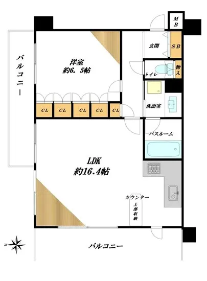 クリオ新宿西戸山壱番館 3F