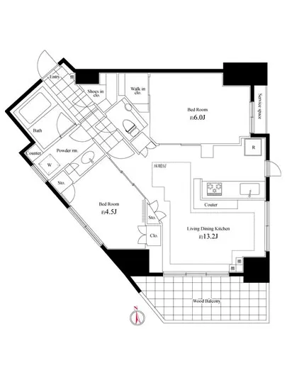 パークリュクス市谷薬王寺 701