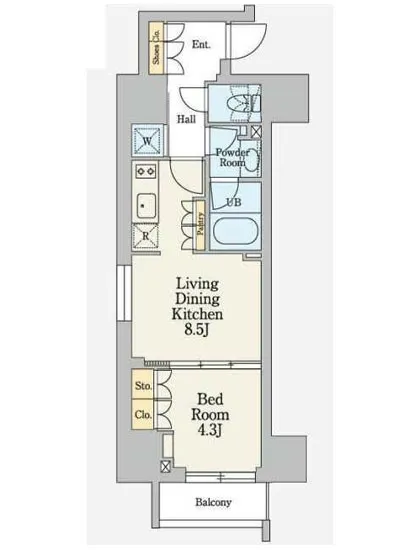 クレストコート大塚 801