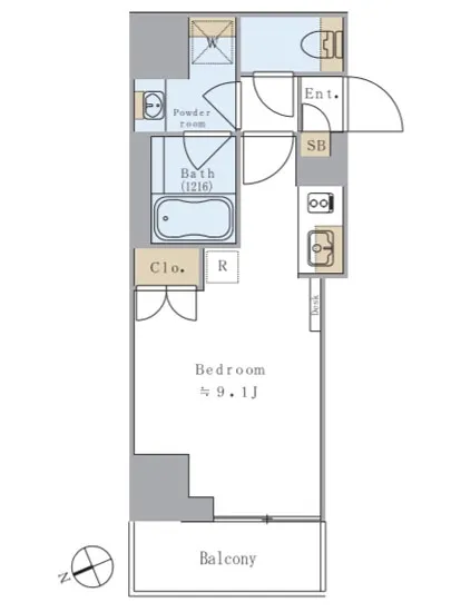 ブリリアイスト赤羽 601