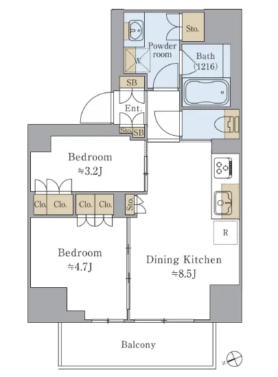 ブリリアイスト赤羽 505
