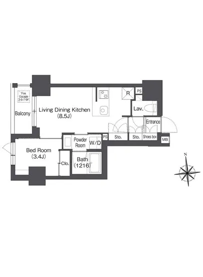 ディームス上野御徒町 1002