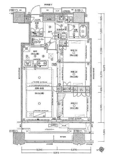 富久クロスコンフォートタワー 4003