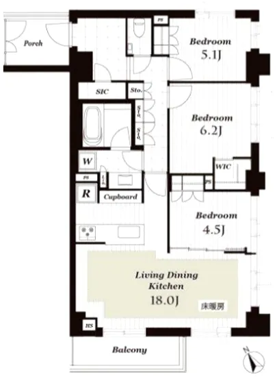 オープンレジデンシア広尾ザ・ハウス ノースコート 307