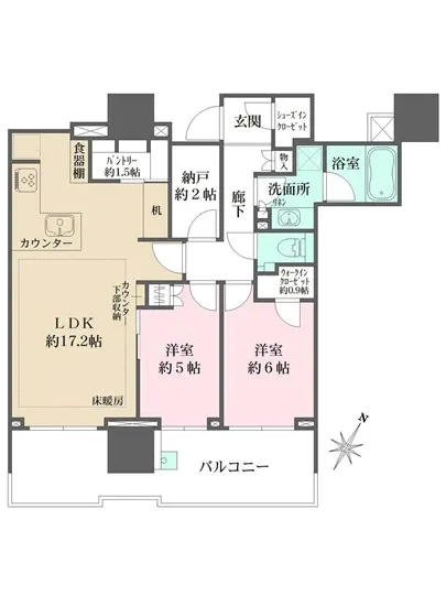 ザ・パークハウス日本橋蛎殻町レジデンス 905