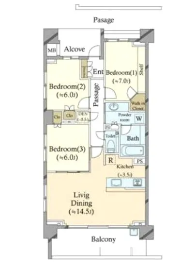 プラウド駒場 2F